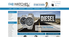 Desktop Screenshot of fabwatches.co.uk