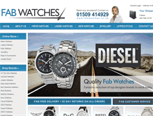 Tablet Screenshot of fabwatches.co.uk